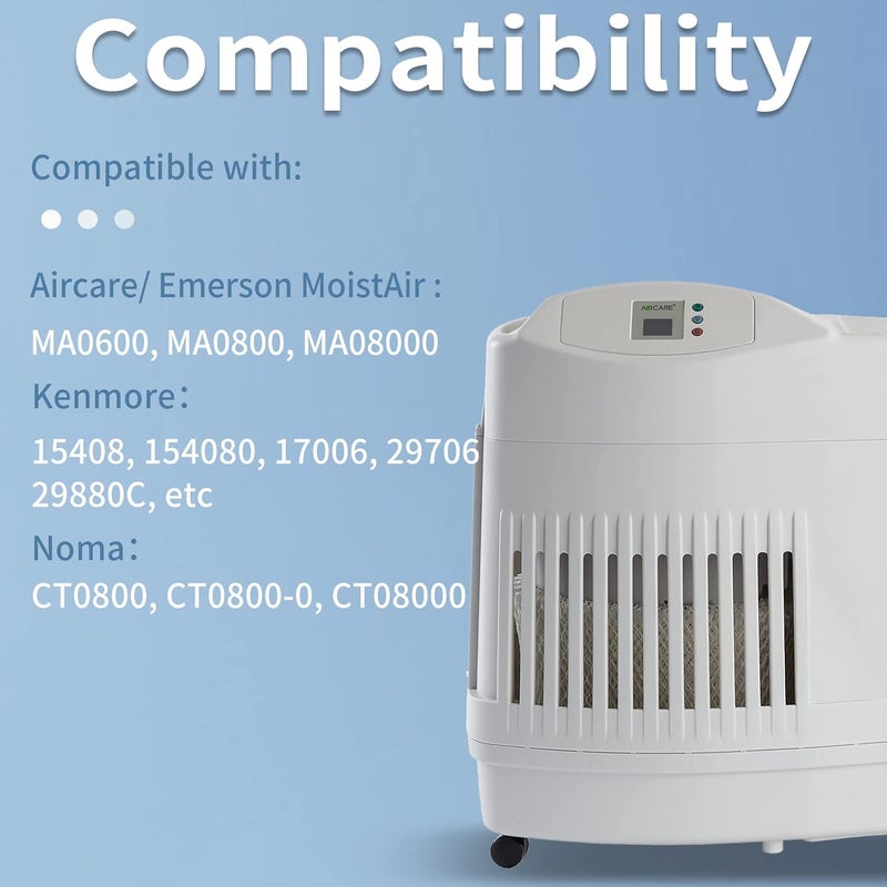 SUNRRA 4-Pack MAF2 Humidifier Filter Compatible with Aircare MA0800, MA0600, Kenmore 17006, 15408, Esscik Air MiostAIR MA0800, MA0600 - Image 2